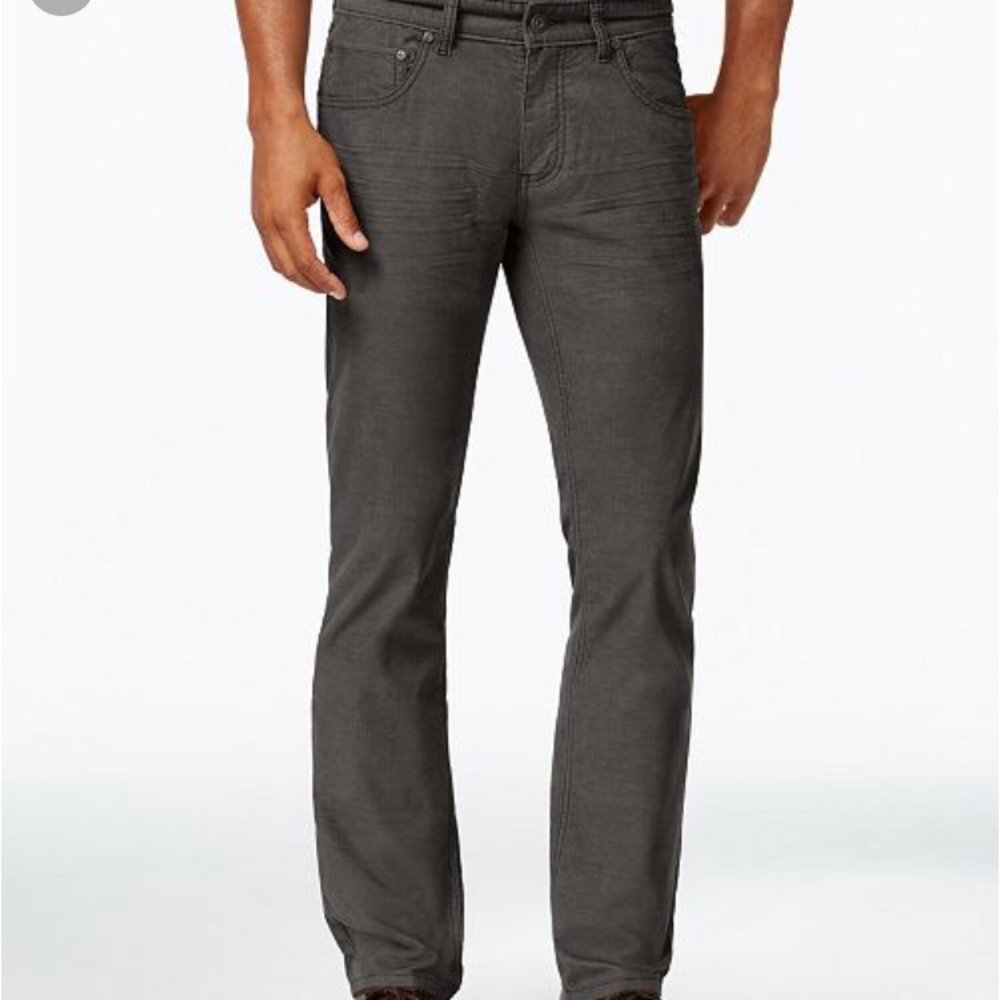 INC gray mens corduroy pants size 40X30